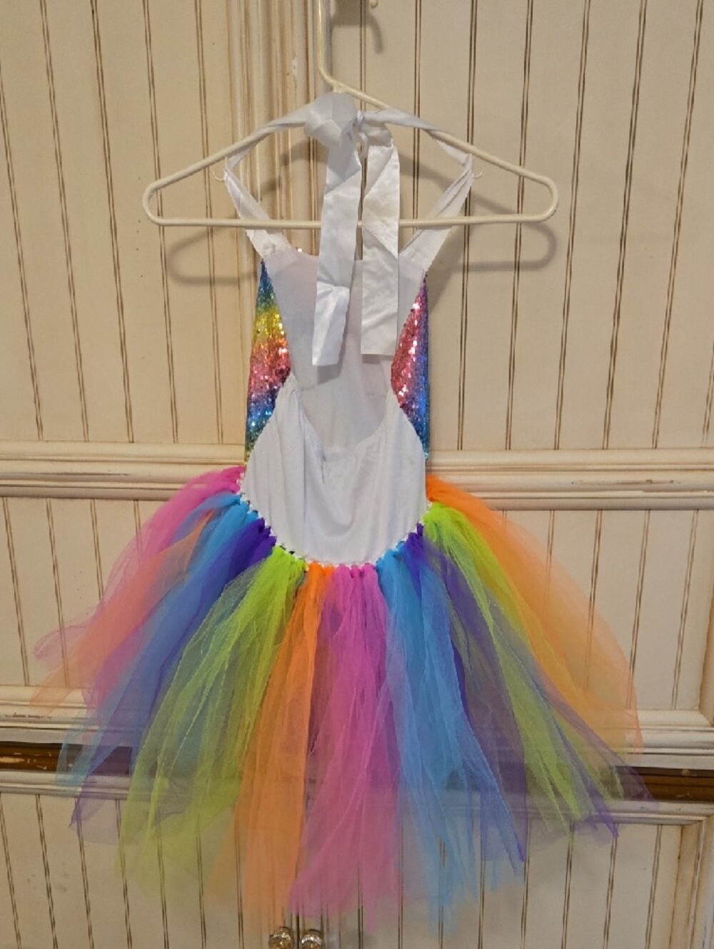 Girls Rainbow Unicorn Light-Up Tutu Costume Dress - Picture 3 of 3